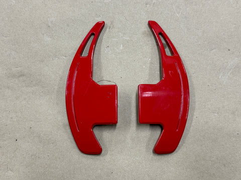 2015-2023 Ford Mustang Auto Paddle Shifter Extensions "Red"
