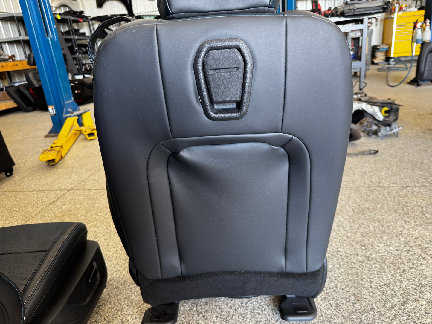 2024-2026 Ford Mustang California Special Seats Blue Leather Heated Cooled