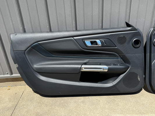 2024-2026 Mustang California Special LH RH Leather Insert Door Panels Pair -OEM