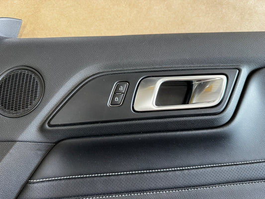 2018-2023 Mustang GT Mach One RH Passenger Door Panel Leather Insert Soft