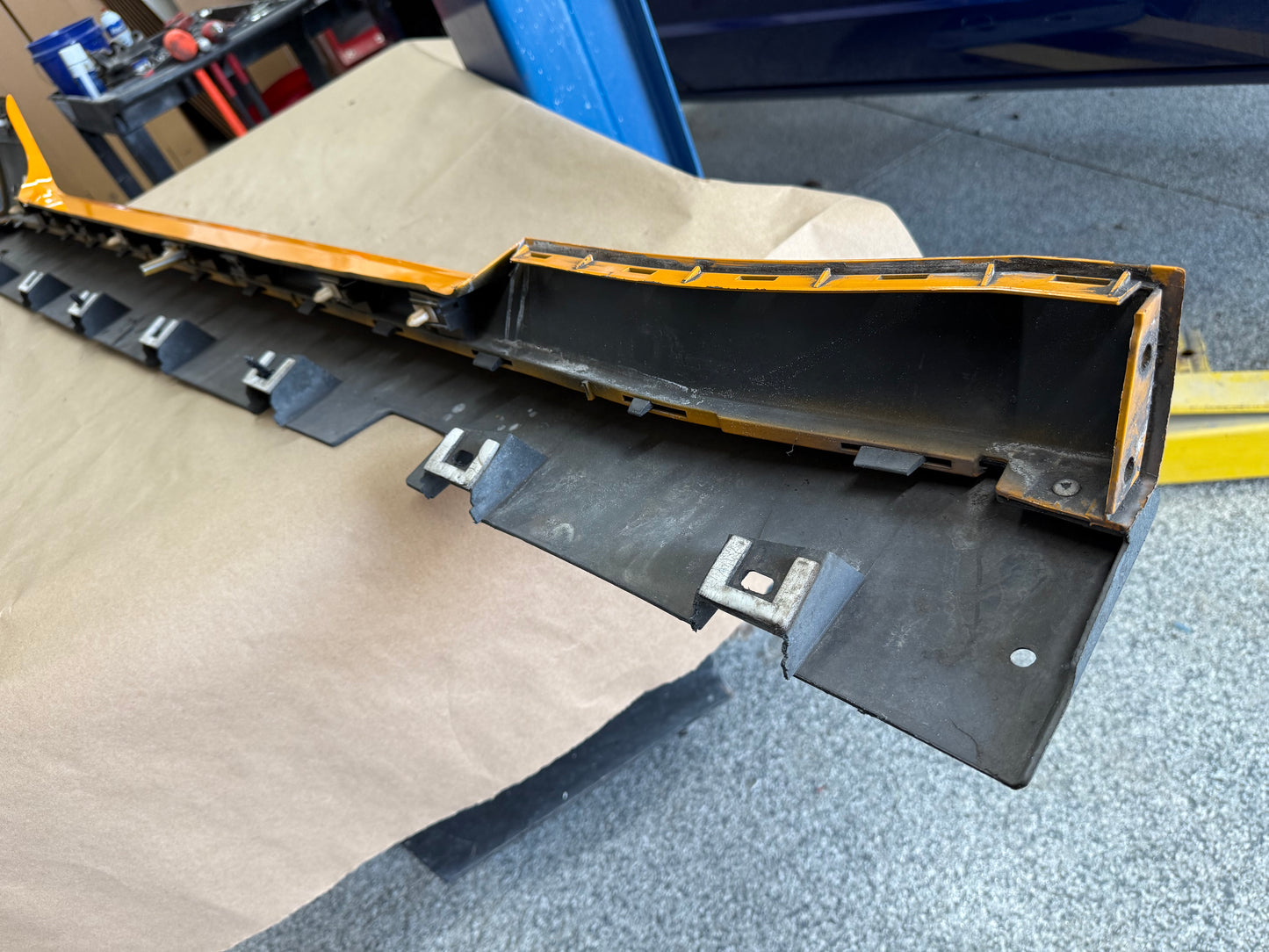 2015-2023 Ford Mustang GT V6 Side Skirt Molding LH Driver Side "Orange"