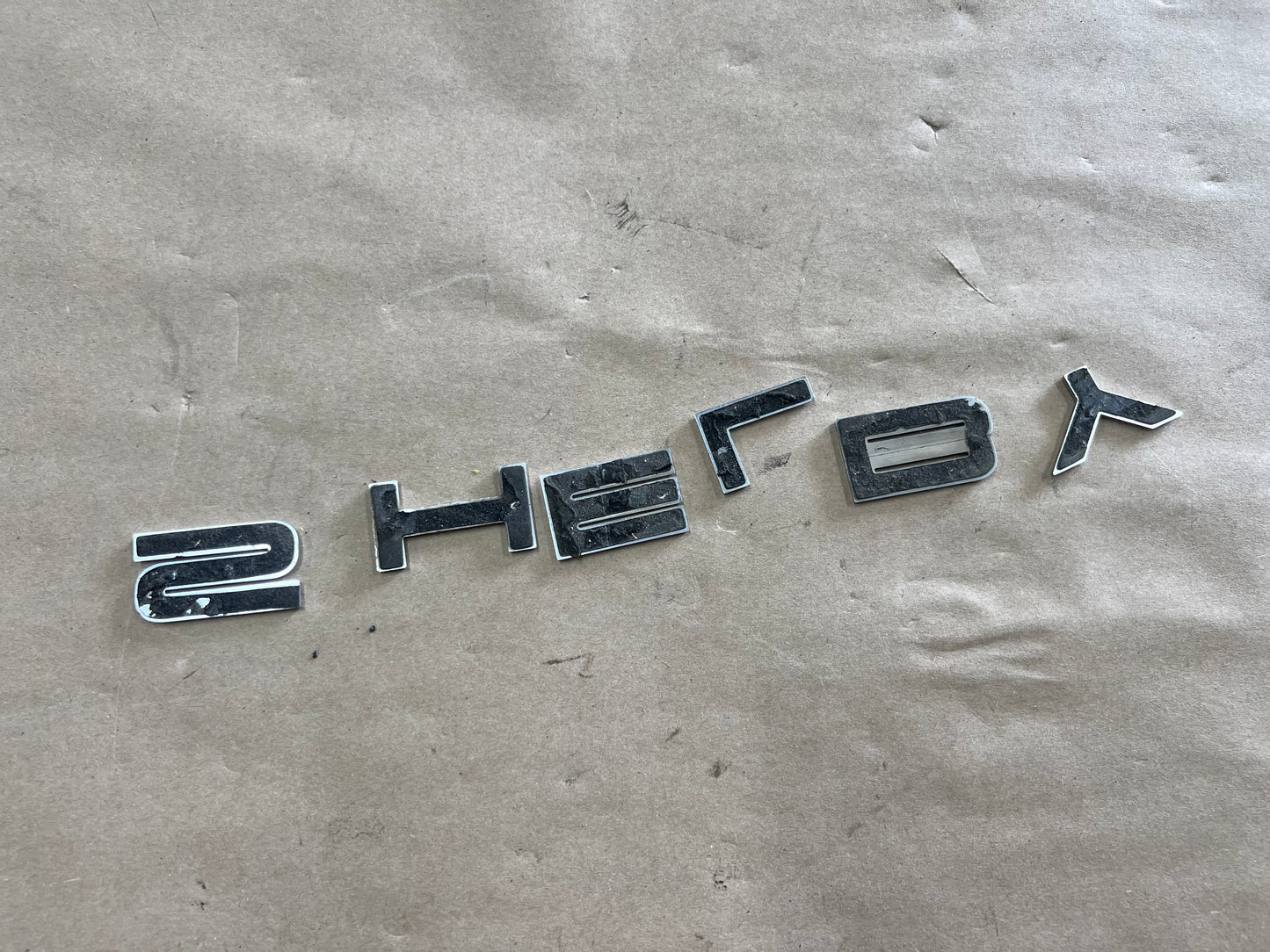 2007-2014 Ford Mustang Shelby GT500 Decklid Shelby Trunk Letters Emblems