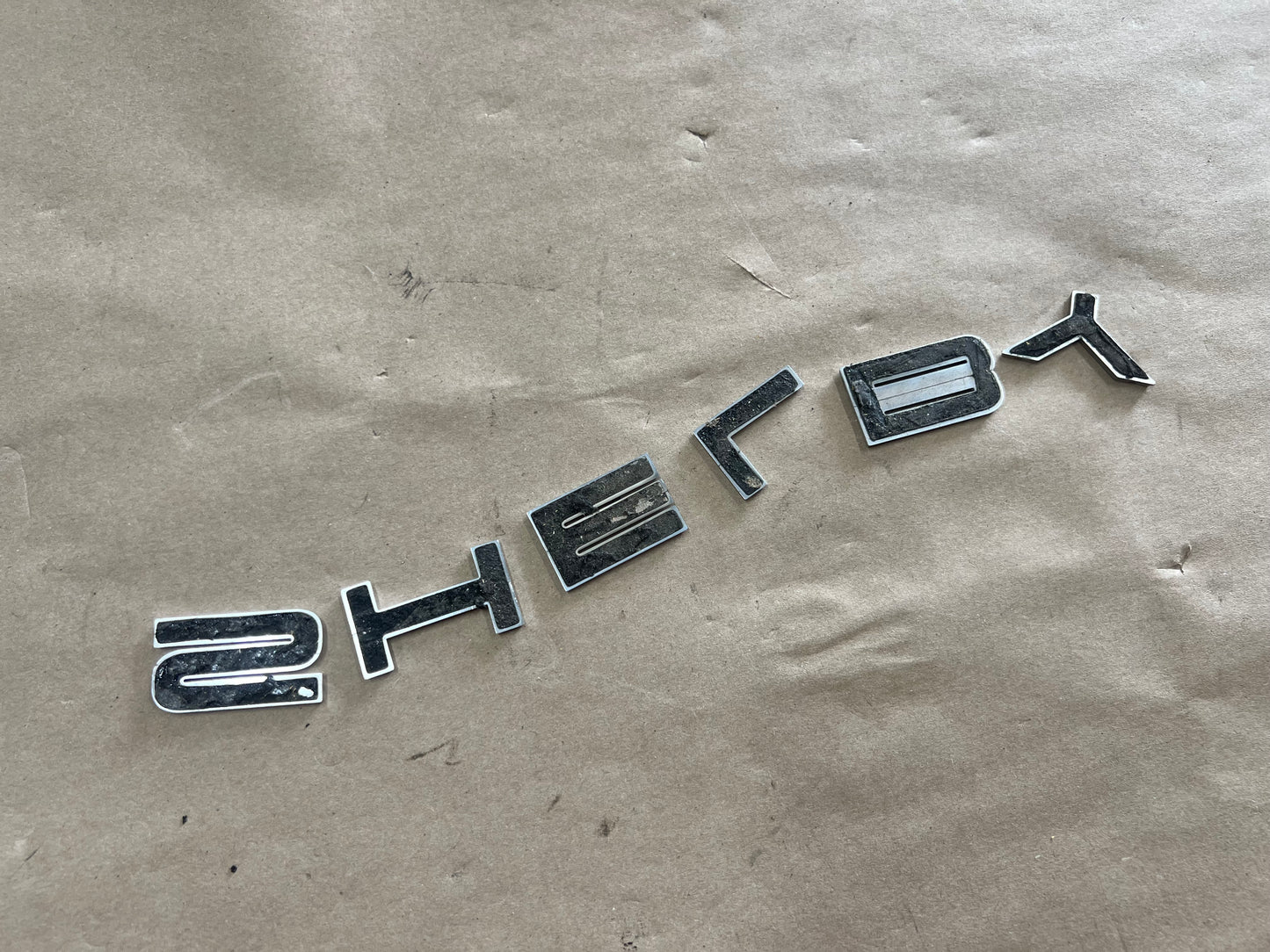 2007-2014 Ford Mustang Shelby GT500 Decklid Shelby Trunk Letters Emblems