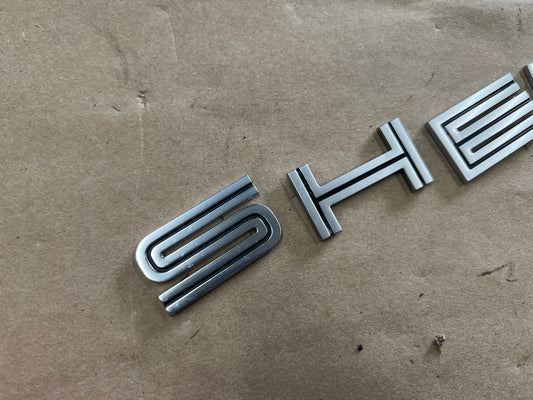 2007-2014 Ford Mustang Shelby GT500 Decklid Shelby Trunk Letters Emblems