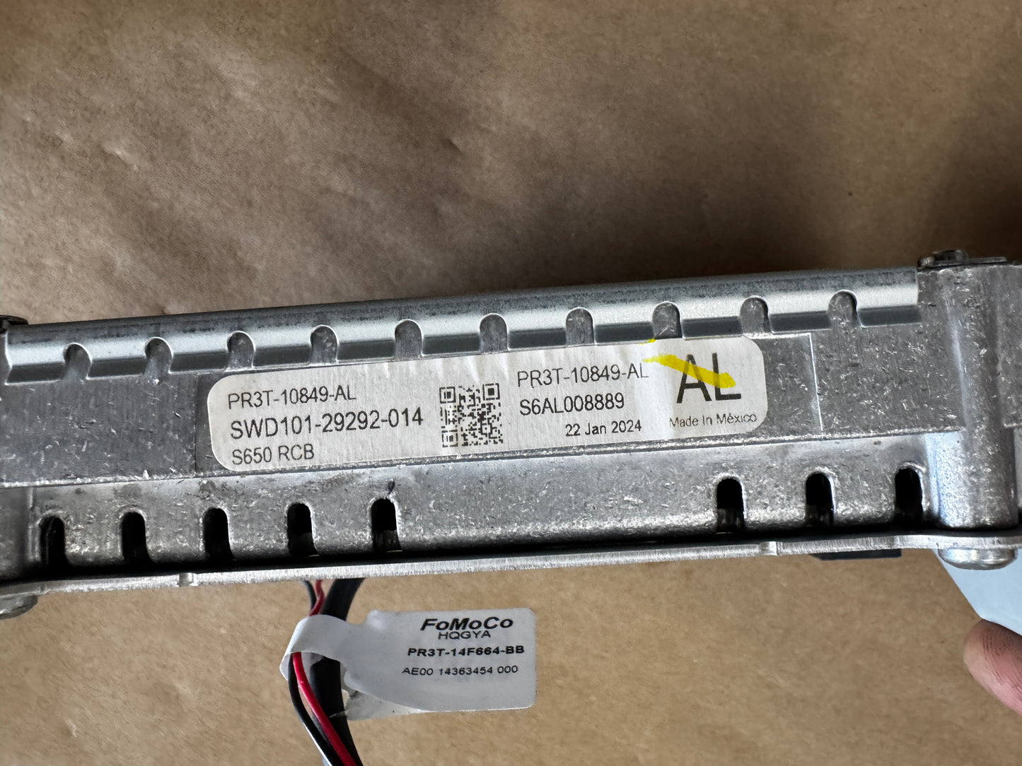 2024 Mustang S650 Speedometer Instrument Cluster Control Module "PR3T-10849-AL"