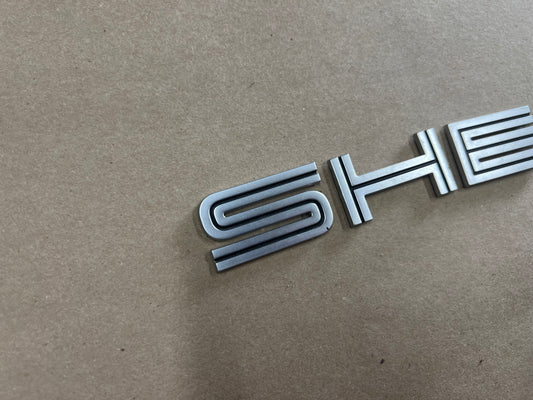 2007-2014 Ford Mustang Shelby GT500 Decklid Shelby Trunk Letters Emblems