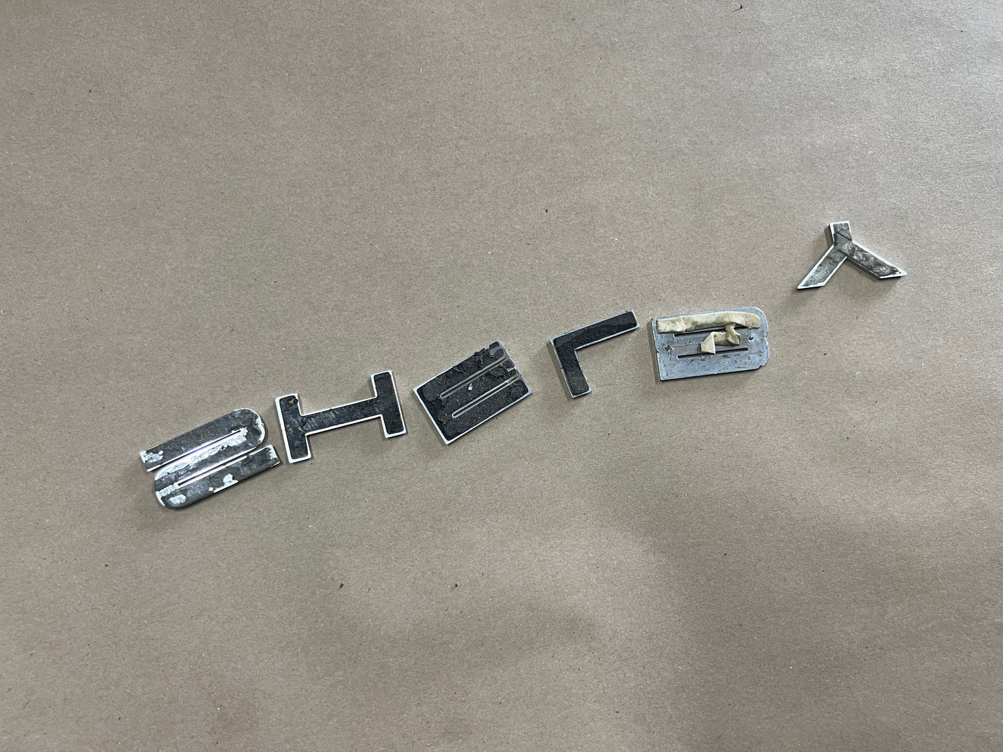 2007-2014 Ford Mustang Shelby GT500 Decklid Shelby Trunk Letters Emblems