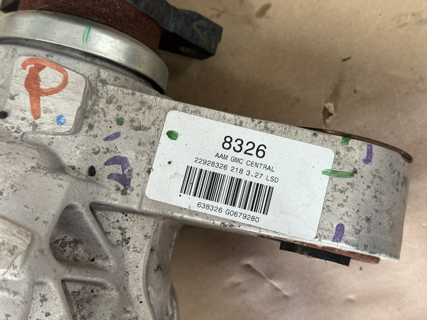 2010-2015 Chevrolet Camaro SS Differential Aluminum 3.27 Gear Ratio "Auto"
