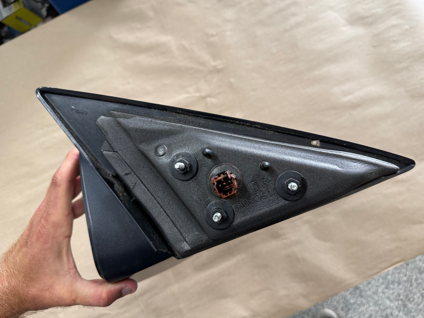 2007-2009 Ford Mustang GT GT500 LH Driver Side Mirror "Black"