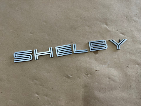 2007-2014 Ford Mustang Shelby GT500 Decklid Shelby Trunk Letters Emblems