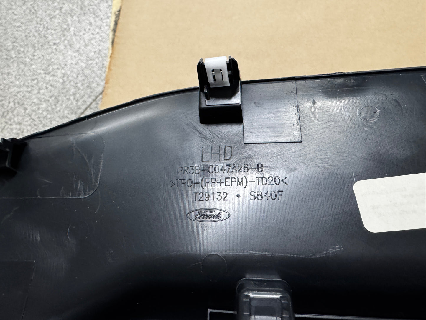 2024-2025 Ford Mustang S650 Dash Cluster Trim Panel Top Dash Trim - OEM