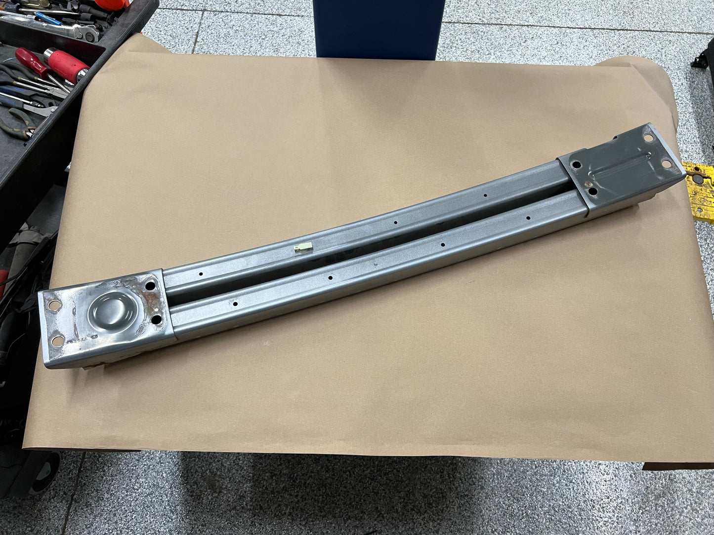 2018-2023 Ford Mustang GT Front Bumper Support Reinforcement "Silver"