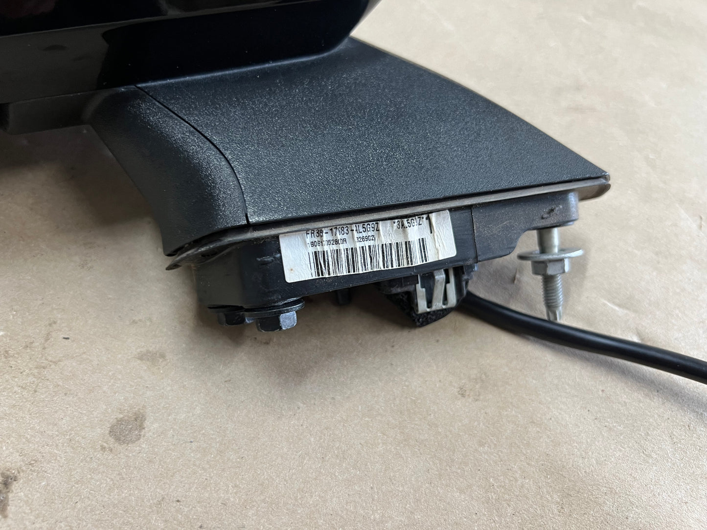 2015-2020 Ford Mustang GT LH Driver Side Mirror "Black"
