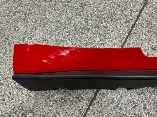 2015-2023 Mustang GT V6 LH Side Skirt Molding Driver Side Red