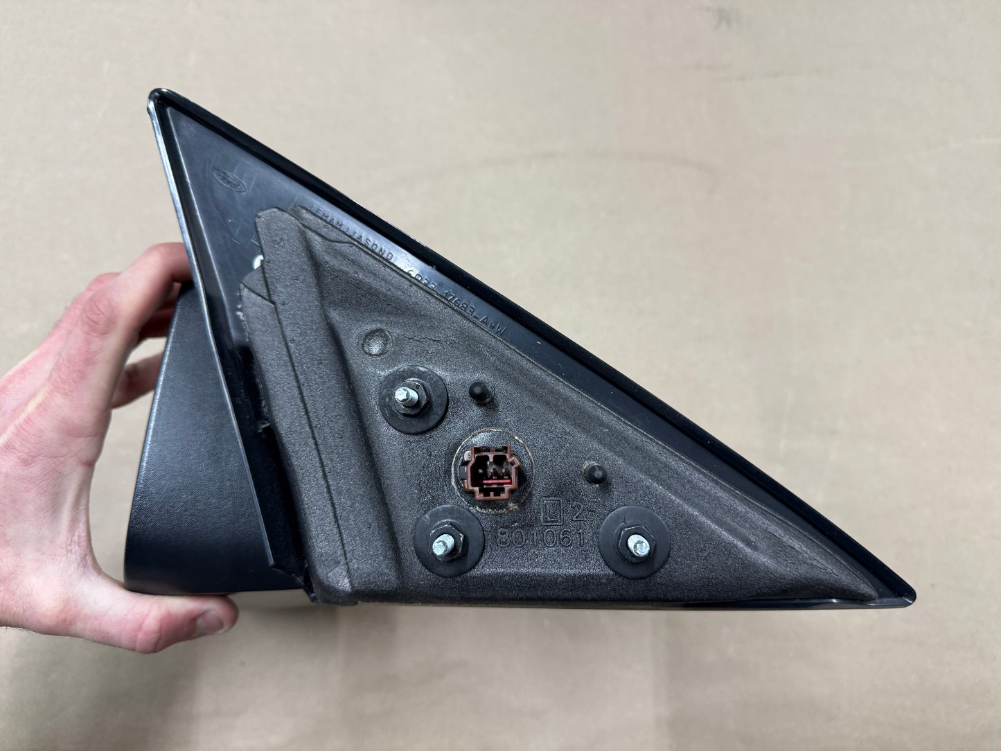 2007-2009 Ford Mustang GT GT500 LH Driver Side Mirror "Black"