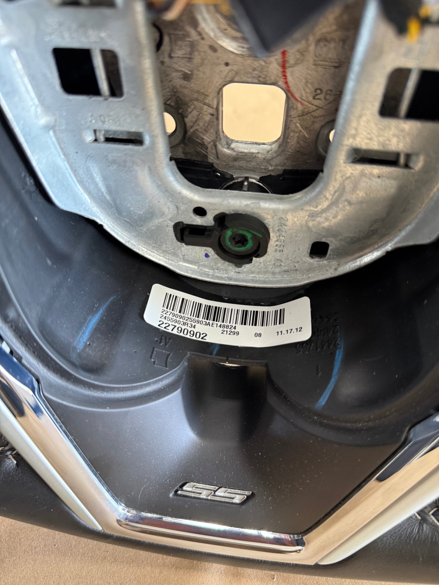 2012-2015 Chevy Camaro SS Steering Wheel Black "Manual"