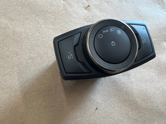 2020-2022 Mustang GT500 Headlight Switch Knob Black Chrome