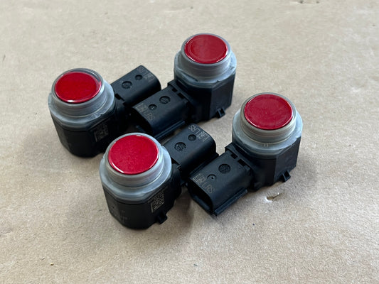 2015-2021 Ford Mustang GT Parking Assist Sensors (4) D4 Rapid Red