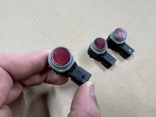 2015-2022 Ford Mustang GT Parking Assist Sensors (3) "Red Crimson"
