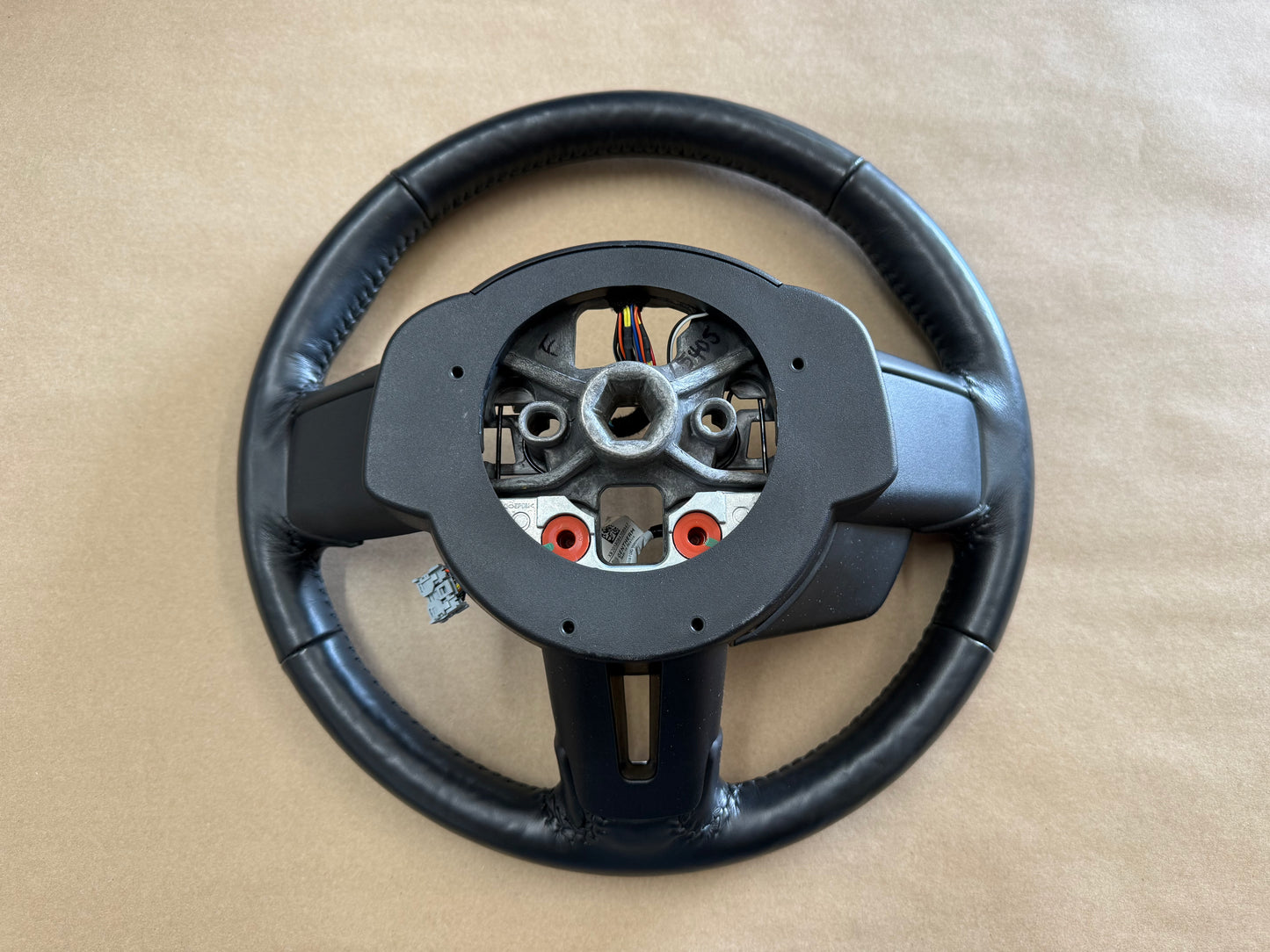 2018-2023 Ford Mustang Leather Steering Wheel "Manual" Heated 15k mi