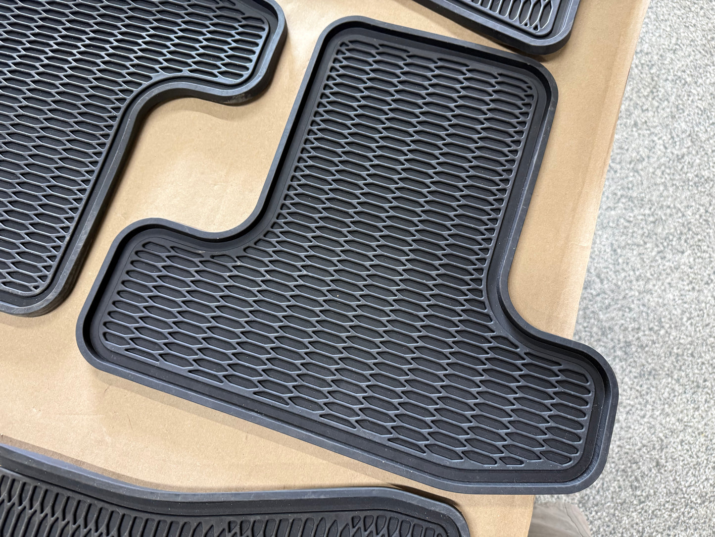 2015-2023 Ford Mustang Rubber Front & Rear Floor Mats