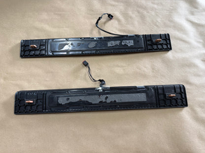 2015-2023 Ford Mustang "My Color" Sill/Scuff Plates Interior Trim Black