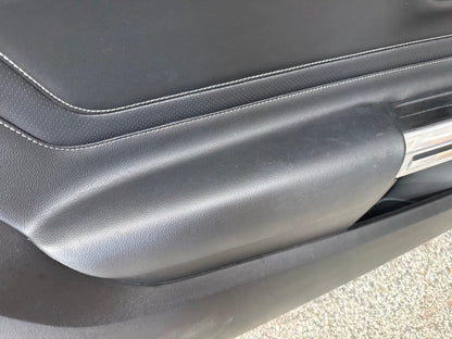 2018-2023 Mustang GT V6 EcoBoost LH RH Premium Leather Insert Door Panels Pair