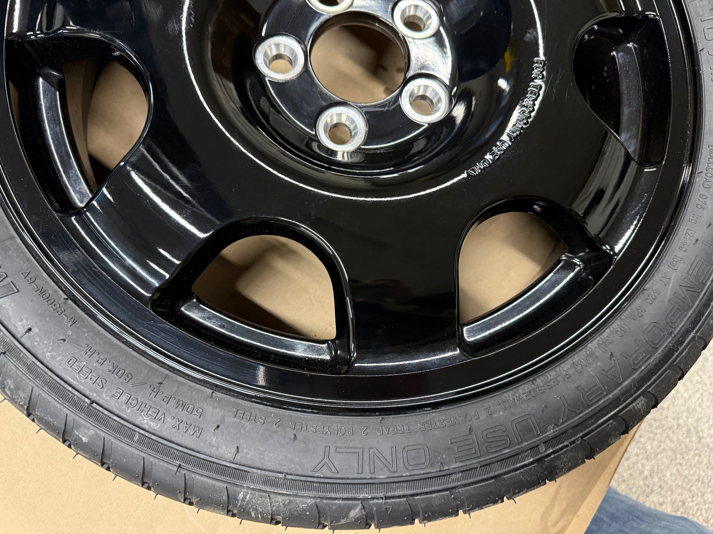 2015-2023 Ford Mustang GT Spare Tire 155/60/18 "Black"