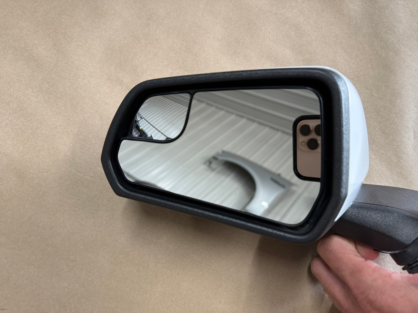 2015-2020 Ford Mustang GT LH Driver Side Mirror "White"