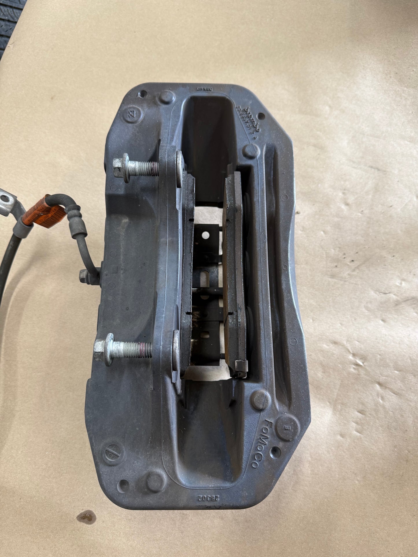 2024-2026 Ford Mustang GT 6 Piston Front Brembo Brake Calipers 19k Miles