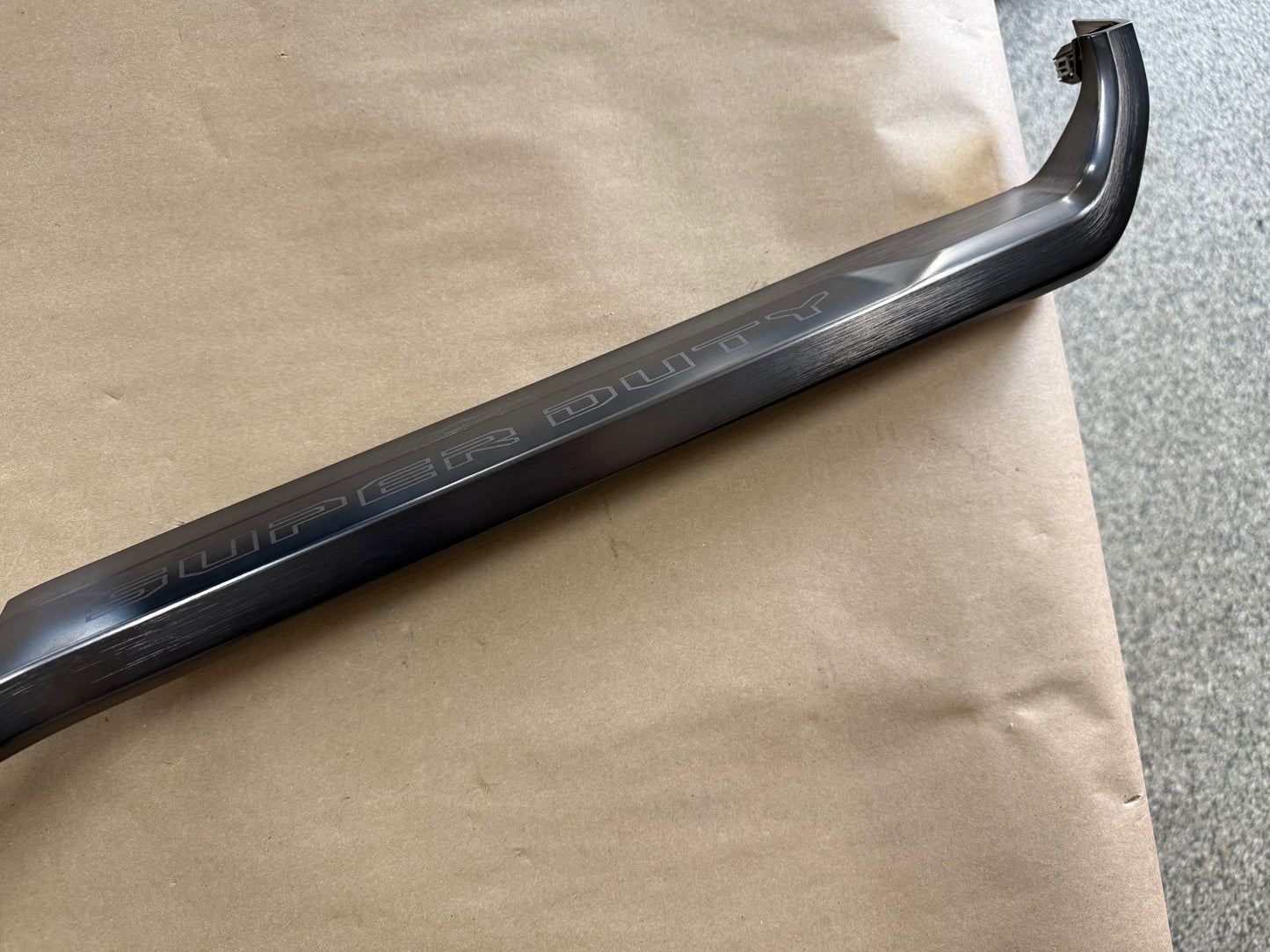 2023-2026 Ford F-250 F-350 Dash Trim Start Button "Gun Metal Grey"