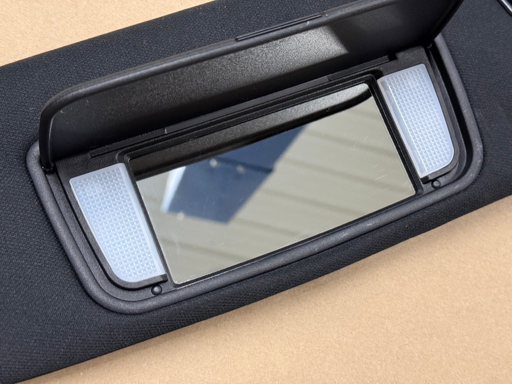 2015-2023 Ford Mustang Coupe Sun Visors Pair "Home Link"