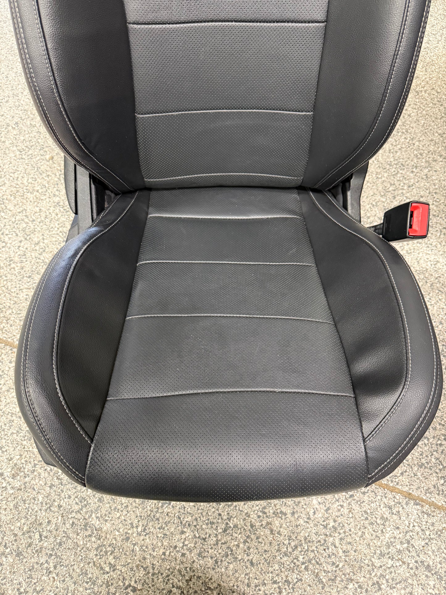 2015-2017 Ford Mustang GT Leather Front Rear Seats Black Heated/Cooled