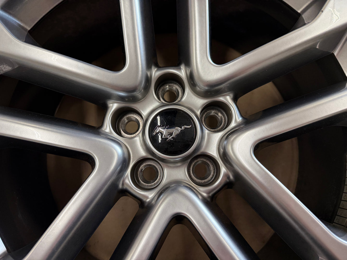 2015-2023 Ford Mustang GT Silver Wheel Rim 20x9"