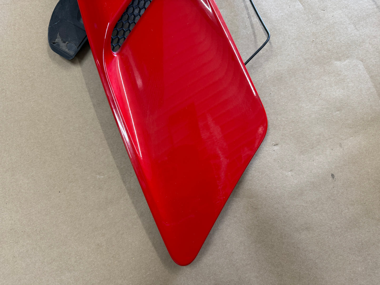 2015-2017 Ford Mustang GT Hood Insert Vents RH LH Pair "Race Red"
