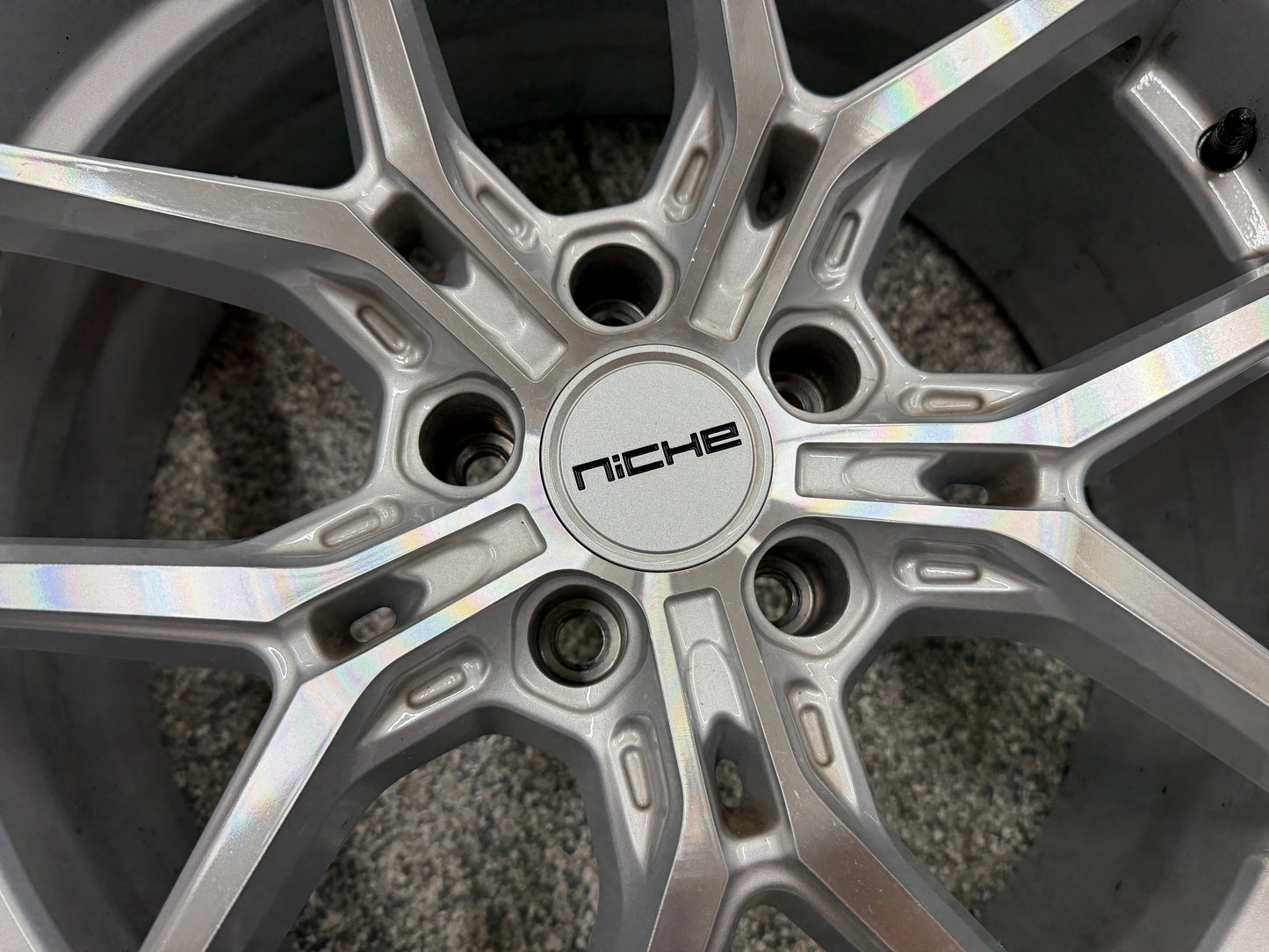 2015-2026 Mustang Niche Prodigy 5 20x9" Silver Wheel/Tire 275/30/20 Continental