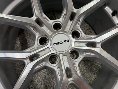 2015-2026 Mustang Niche Prodigy 5 20x9" Silver Wheel/Tire 275/30/20 Continental