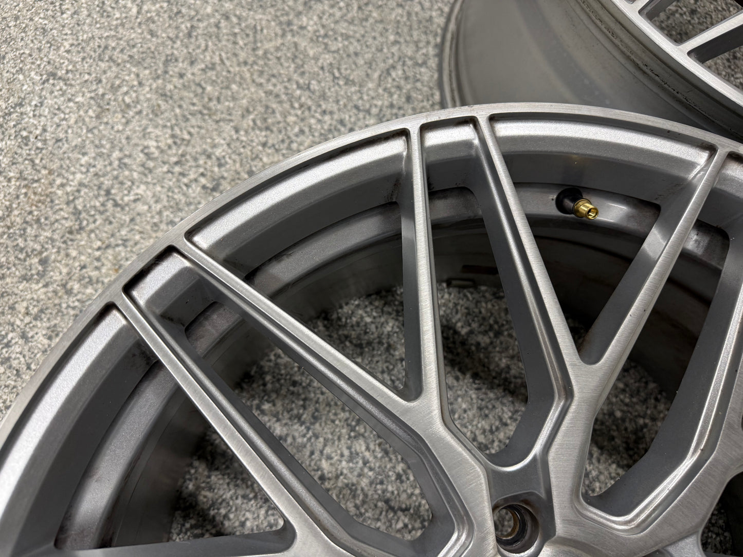 2015-2023 Ford Mustang F1R F103 Brushed Silver Wheels Set of 4 20x10"