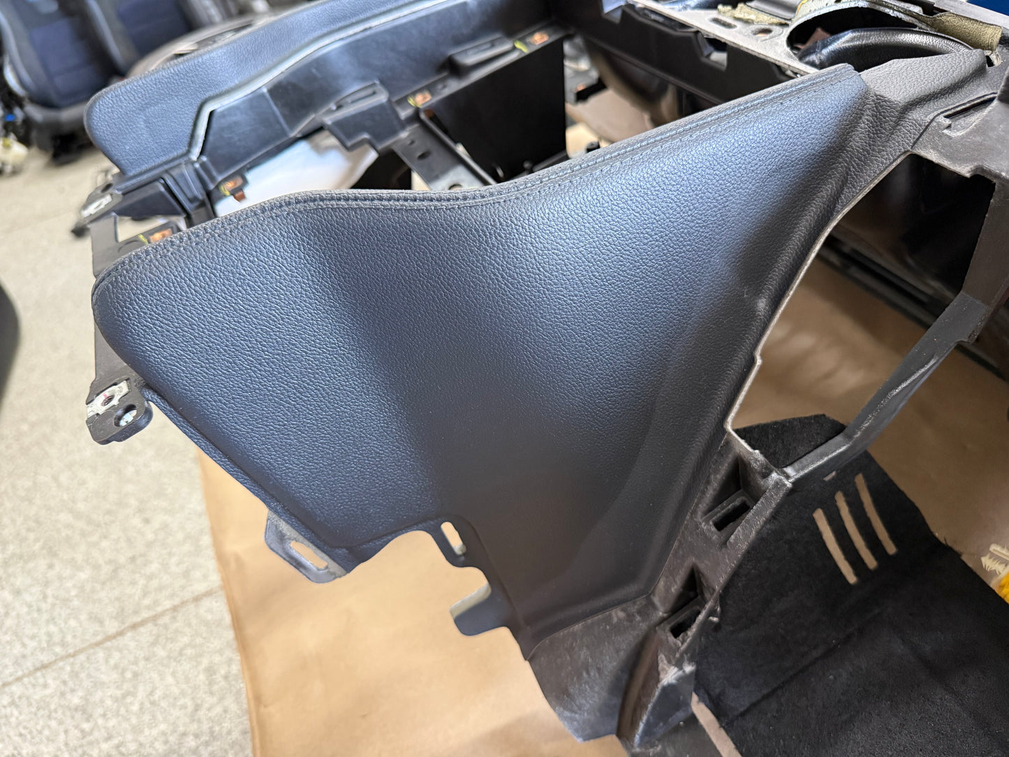 2018-2023 Ford Mustang GT 5.0 Leather Dash Pad Frame "Red Stitch"