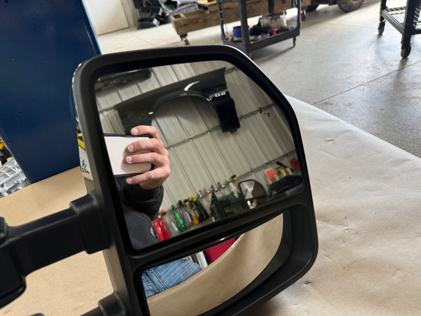 2023-2026 Ford F-250 F-350 RH Passenger Side Mirror "PC3B-17682-BELSMAS"
