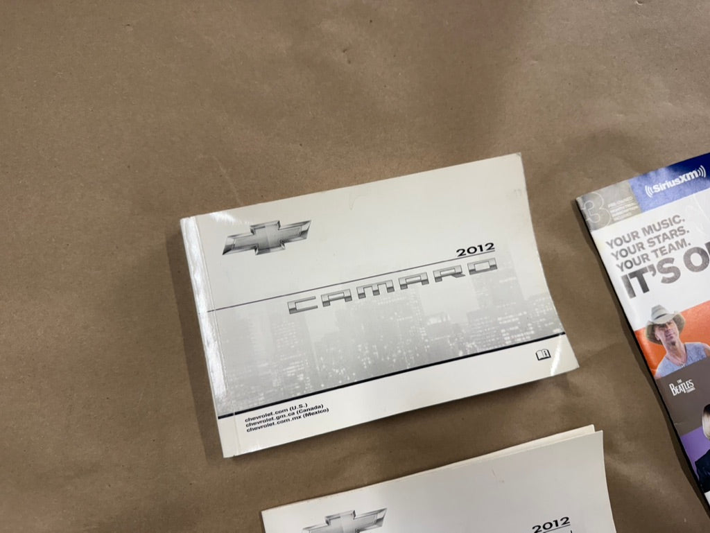 2012 Chevrolet Camaro SS Owners Manual