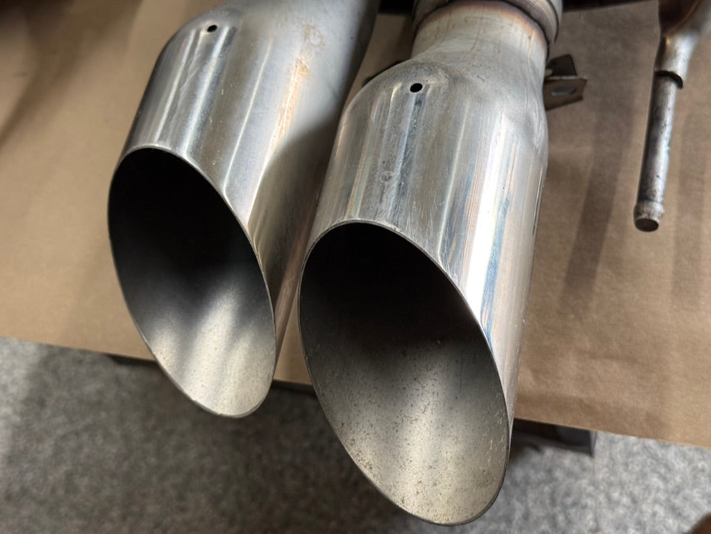 2018-2023 Ford Mustang GT Active Exhaust Quad Tip Mufflers