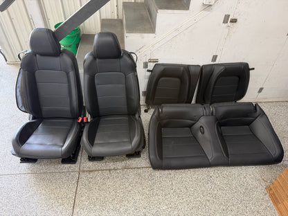 2018-2023 Ford Mustang GT Black Leather Coupe Front Rear Power Seats Heat/Cooled