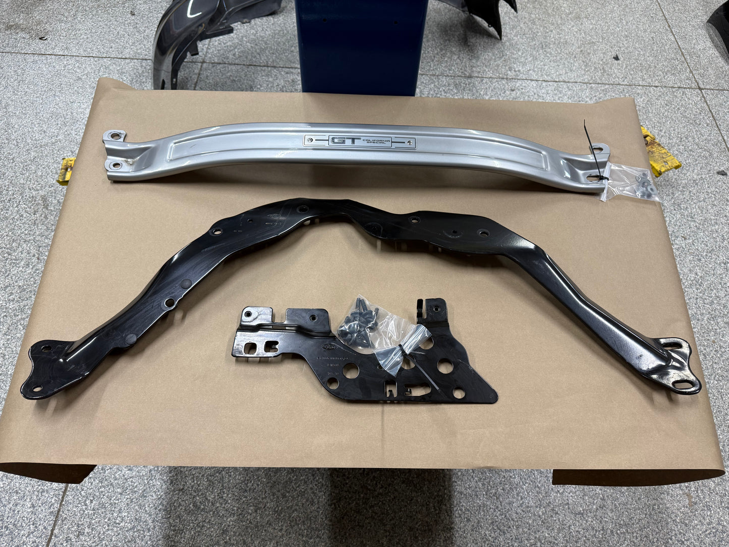 2015-2023 Ford Mustang California Special Strut Tower and Firewall Brace Bar