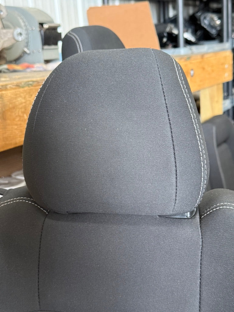 2018-2023 Ford Mustang GT Black Cloth Seats Coupe Front Rear Power Seats