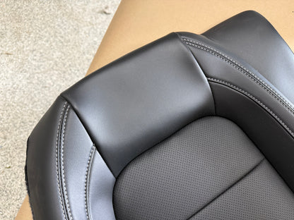 2018-2023 Ford Mustang GT Black Leather Coupe Rear Seat Covers