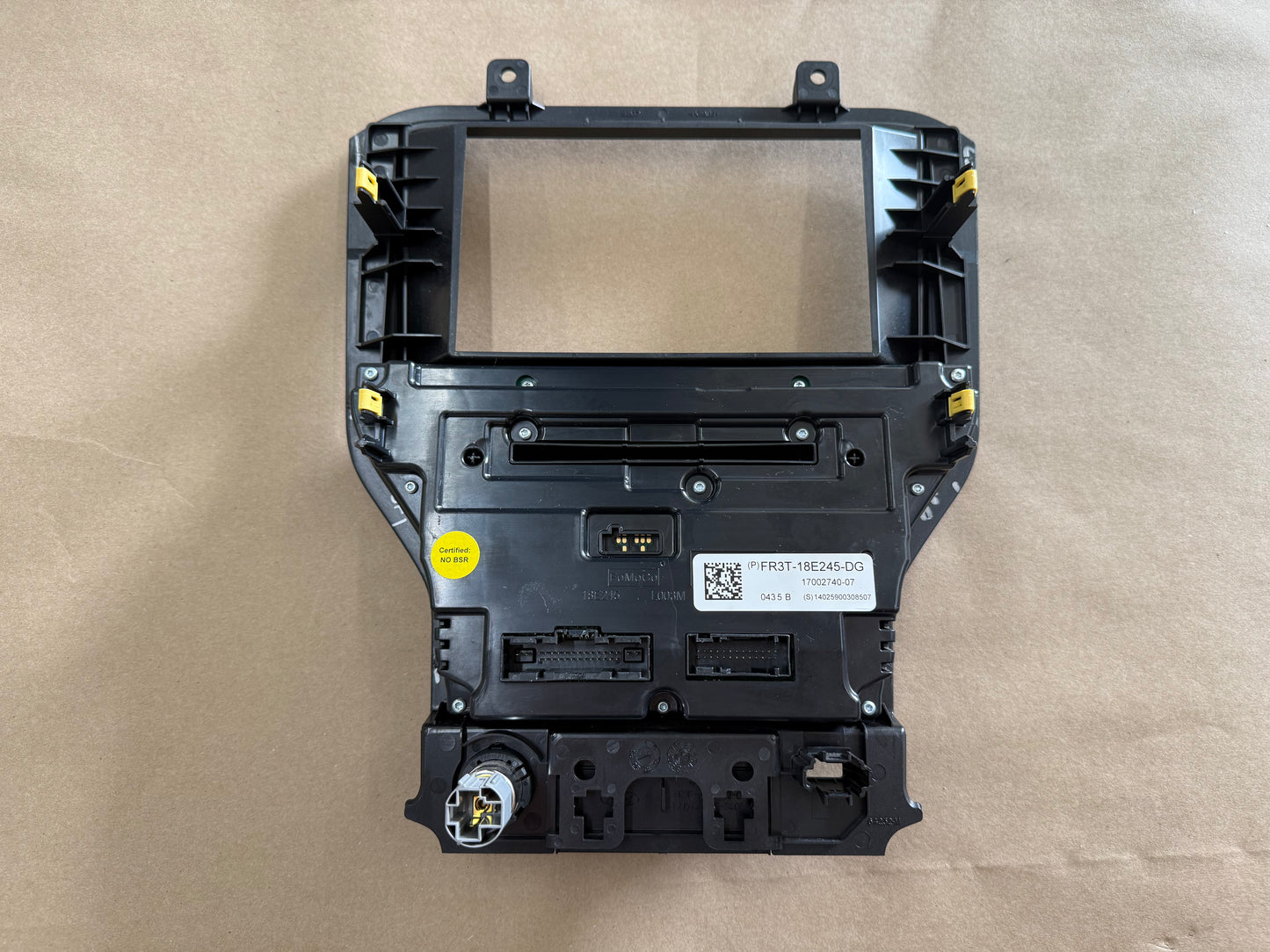 2015-2017 Ford Mustang GT Face Plate Premium Radio Trim Piece