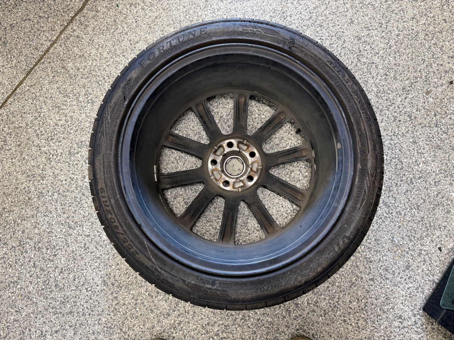 2015-2023 Ford Mustang GT Wheel Rim 19"x8.5" Fortune Viento 255/40/19