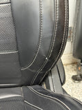 2018-2023 Ford Mustang GT Black Leather Coupe Front & Rear Seats