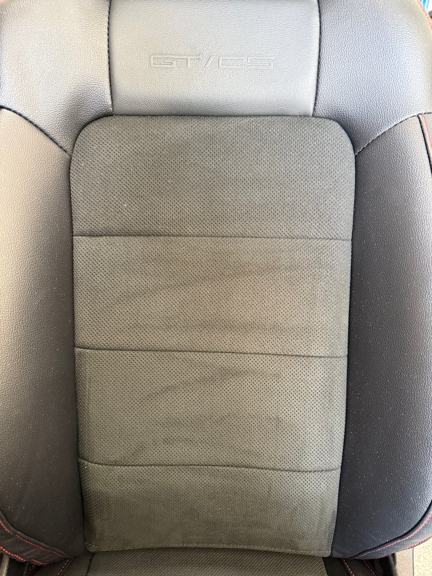 2018-2023 Ford Mustang GT California Special Front Rear Seats Black Red Stitch